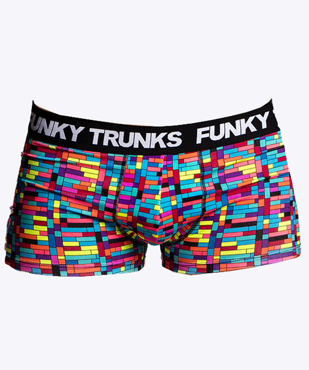 middag beschaving houten Funky Trunks - Stacked Up underwear, boxer met goede pasvorm